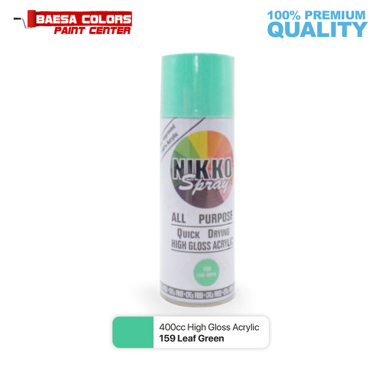 Nikko Acrylic-Based Spray Paint 159 Leaf Green 400cc