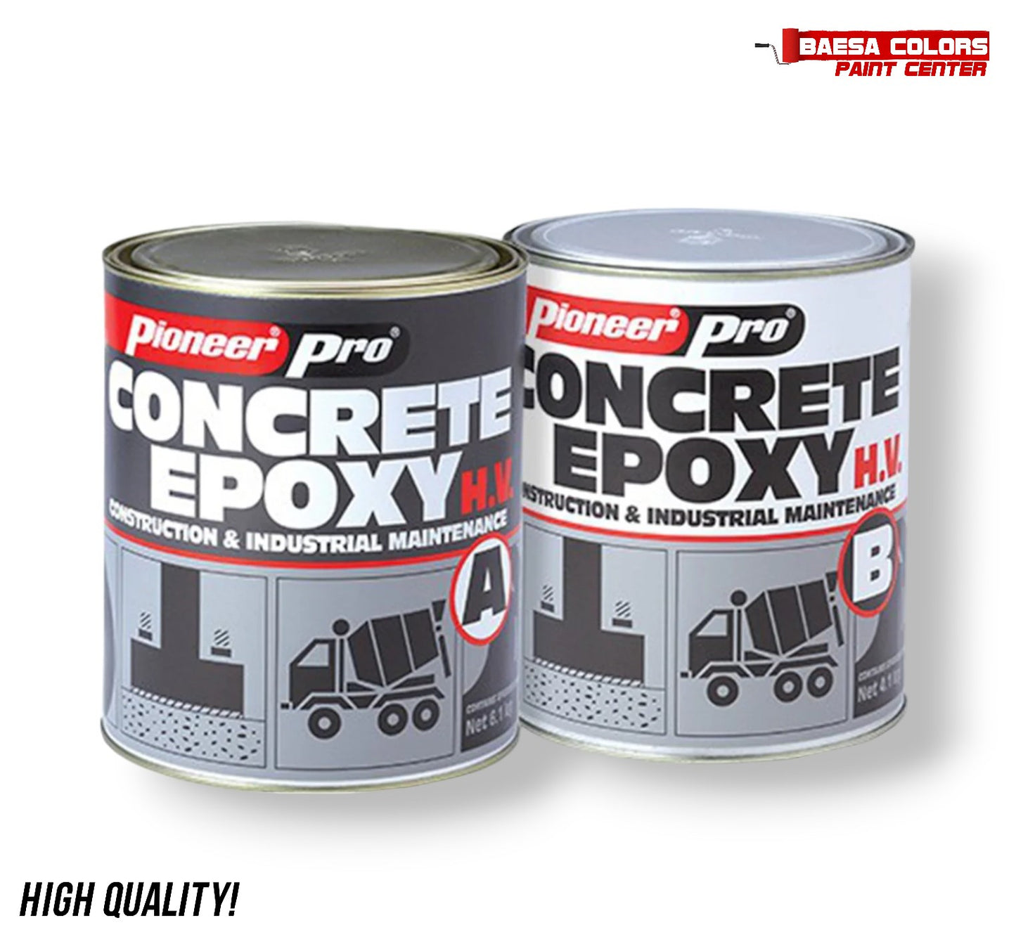 Pioneer Concrete Epoxy High Viscosity 4L Set