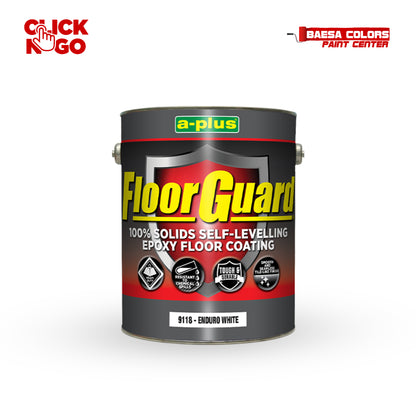 A-Plus Floor Guard® 100% Solids & Self-Levelling Epoxy Floor Coating 4L