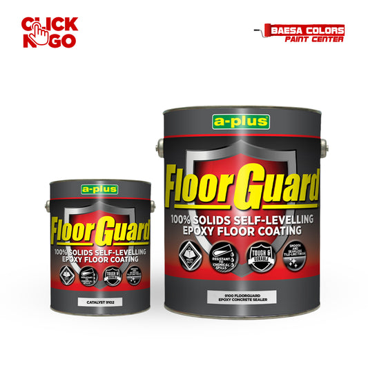 A-PLUS FLOORGUARD EPOXY CONCRETE SEALER W/ CATALYST 9100 4L