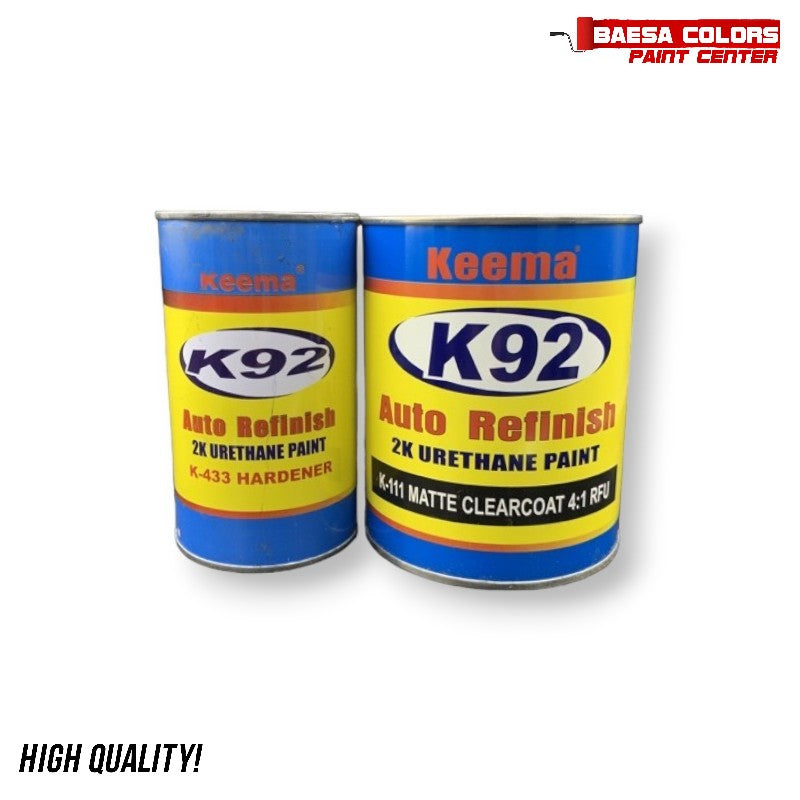 K92 Auto Refinish 2K Urethane Universal Clear Coat 1L Set BAESA