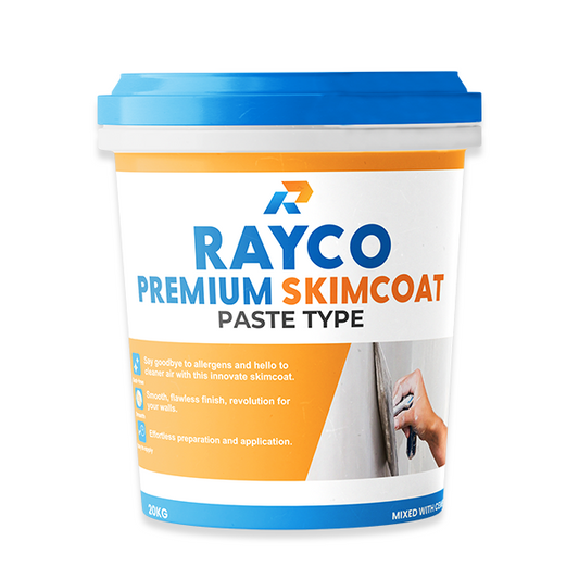 Rayco Premium Skimcoat Paste Type (Mixed with Cement) 16L