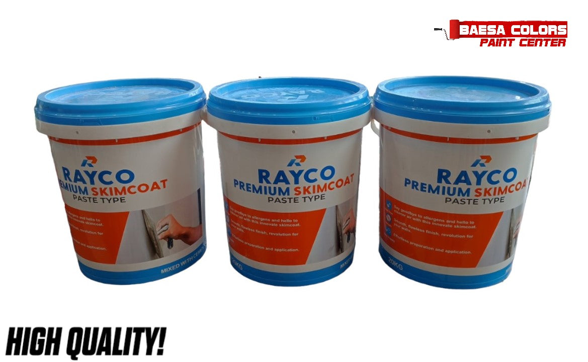 Rayco Premium Skimcoat Paste Type (Mixed with Cement) 16L