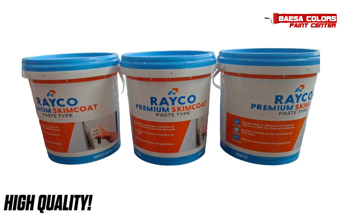 Rayco Premium Skimcoat Paste Type (Mixed with Cement) 16L