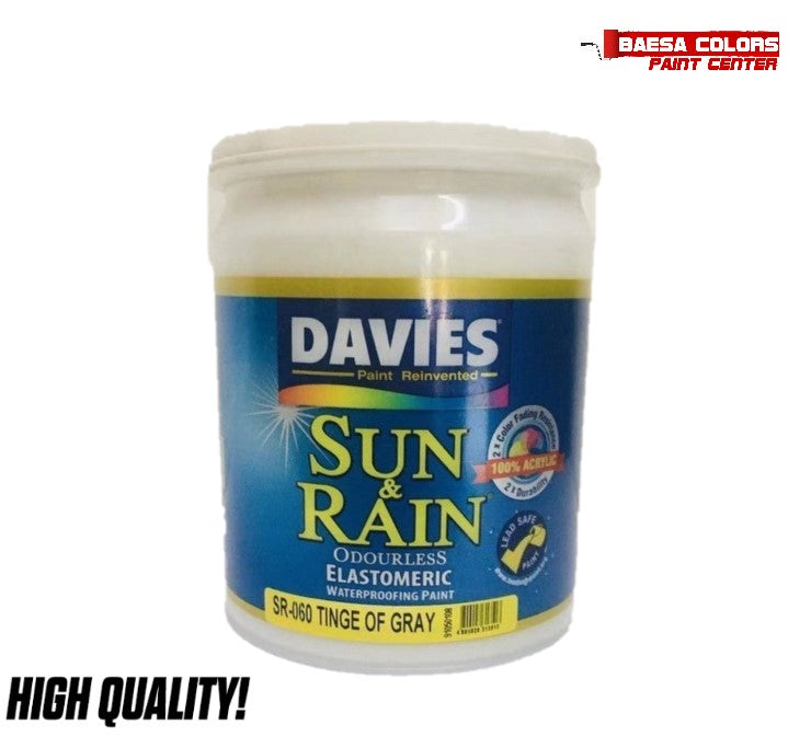 DAVIES® SUN & RAIN® 060 Tinge of Gray Elastomeric 1L