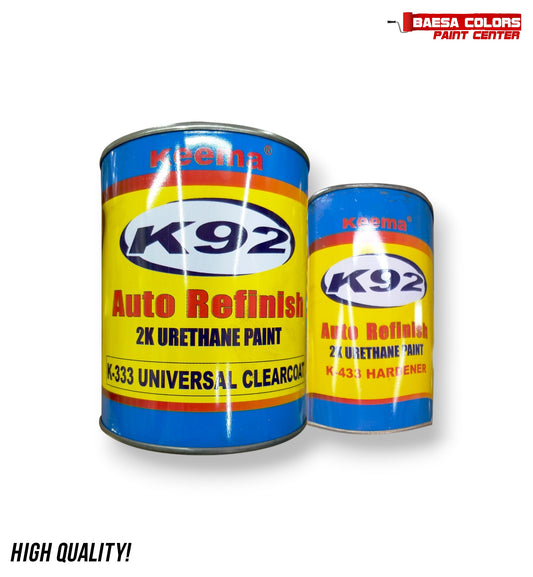 K92 Auto Refinish 2K Urethane Universal Clear Coat 1L Set