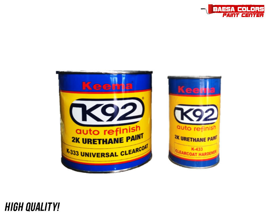 K92 Auto Refinish 2K Urethane Universal Clear Coat 1L Set